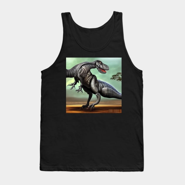 alien dinosaurs Tank Top by felipequeiroz